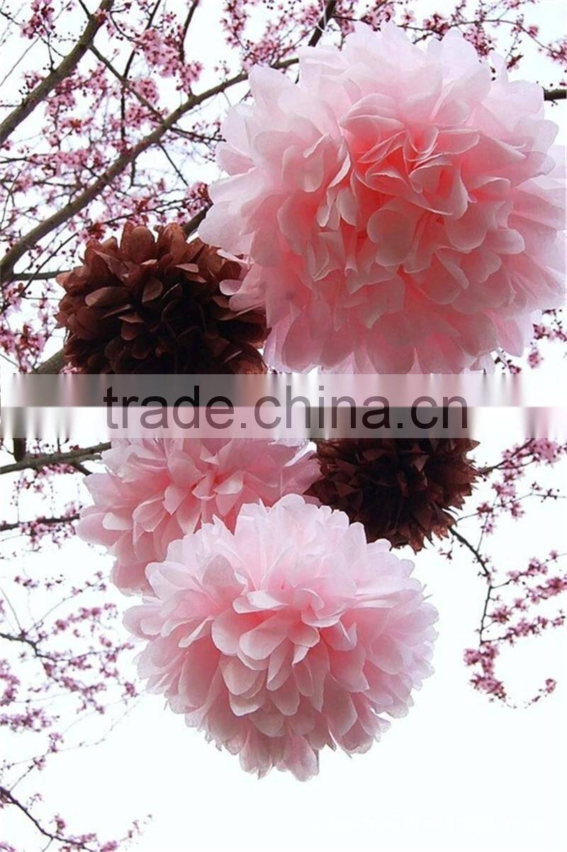 artificial tissue paper flower ball for your big day
