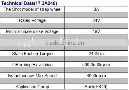 Bock(FK40) air conditioner compressor clutch(17 3A246) for bus with fast delivery