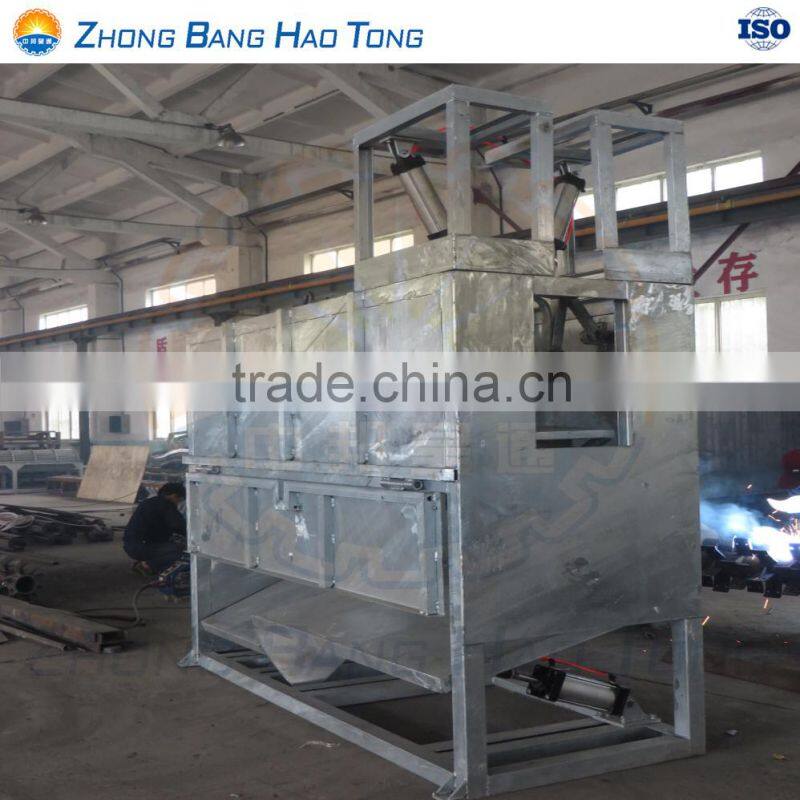 cattle skin removal machine with connected stainless steel stand