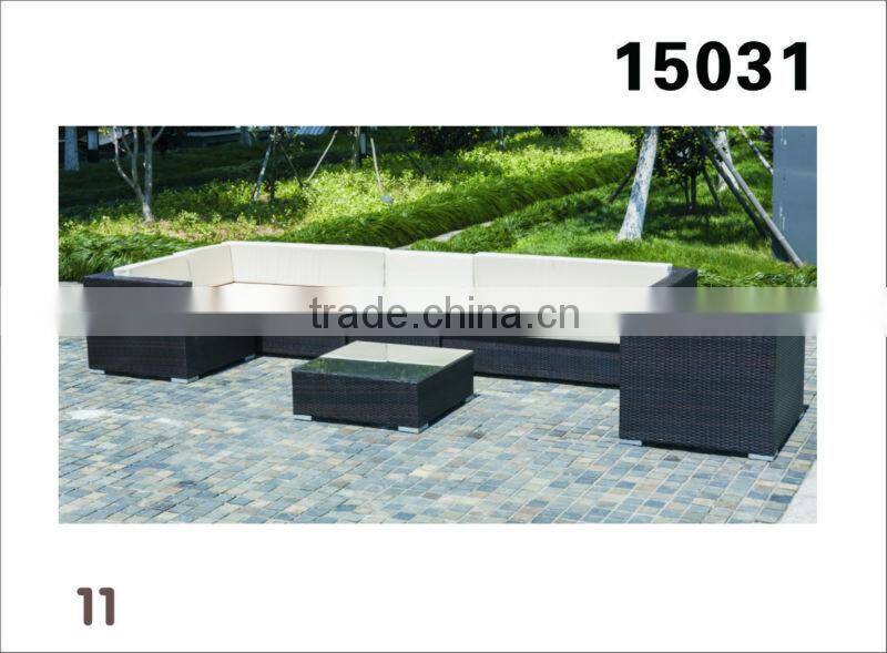 Outsunny Deluxe Outdoor Patio PE Rattan Wicker 7 pc Sofa Set