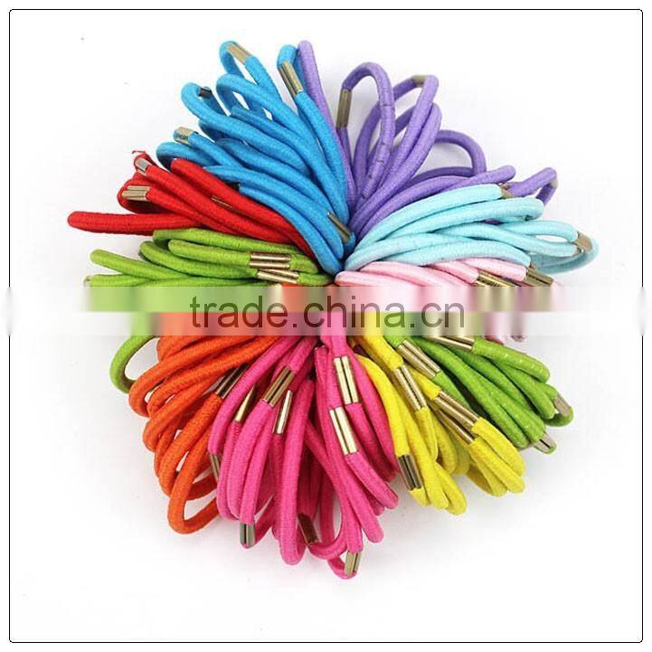 Hot sale 2016 Fashionable 4mm colorful thin elastic hair bands