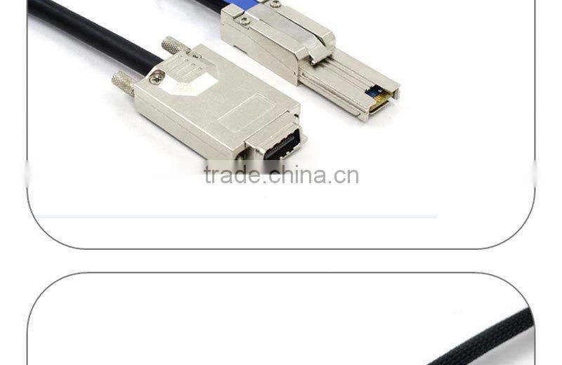 External infiniband Mini SAS SFF8470 to SFF8088 (34pin to 26pin) CX4 cable