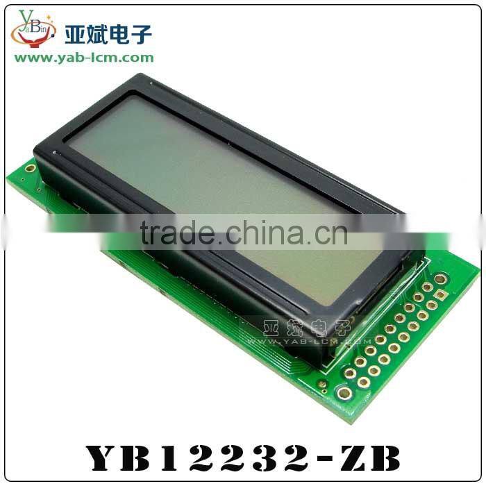 122x32 lcd display, ST7920 controller lcd display module, chinese word stock display