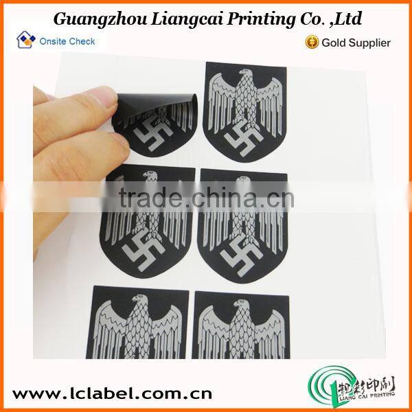 Attractive round sticker printed sticker design