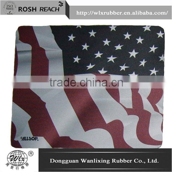 new style black edge sewing rubber gaming mouse pad