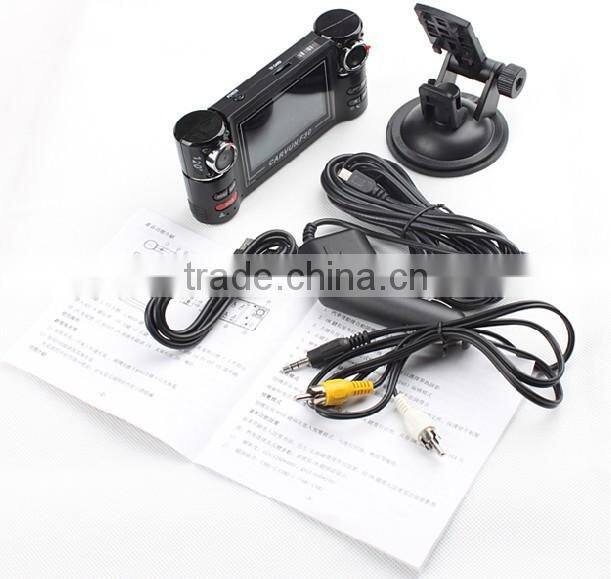 Dual Camera Car DVR Driving Recorder Video Audio Recorder Camcorder Black box