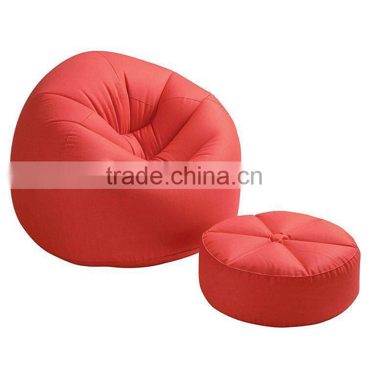 blue cute elephant head shaped cheap kids inflatable sofa couch chair with backrest