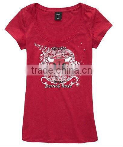 100% Cotton Printed Custom T-shirt From Bangladesh Readymade Garments Manufacturer 2014