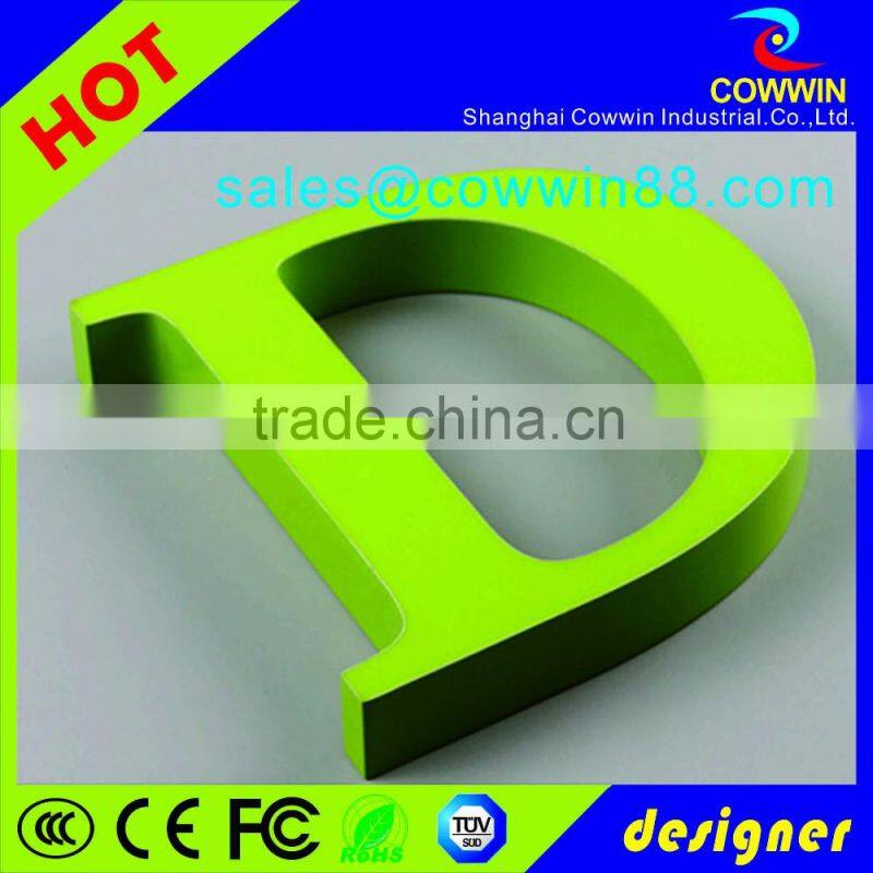 3D letter light box outdoor signage