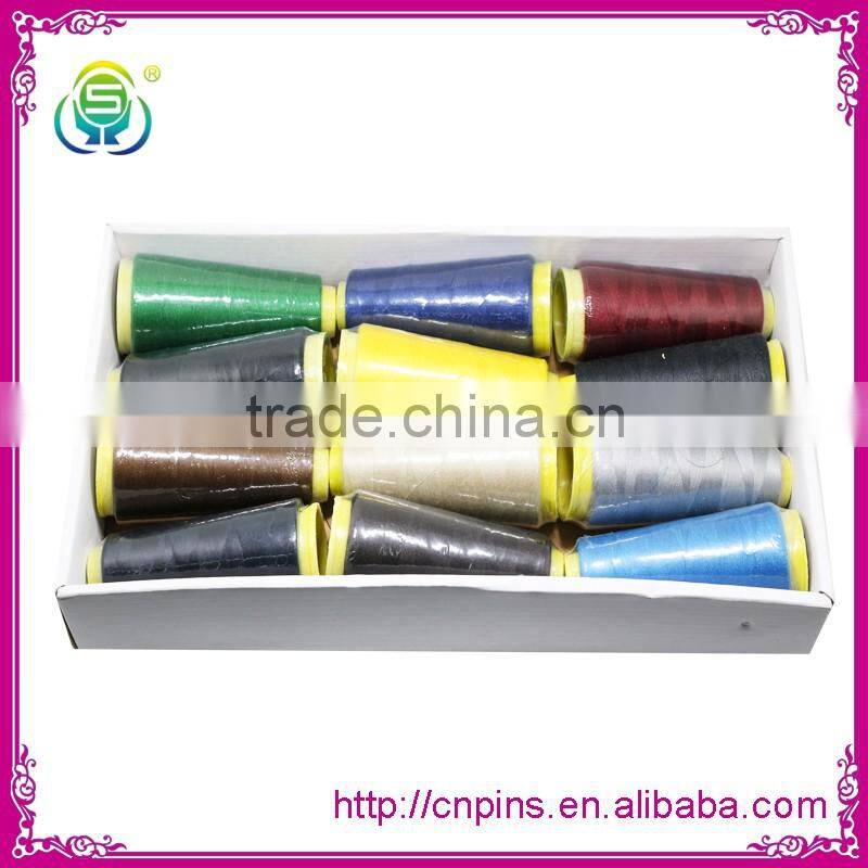100%colorful 402 spun sewing thread