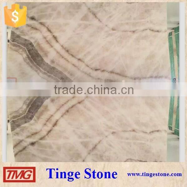 Bookmatch White Wood Vein Onyx