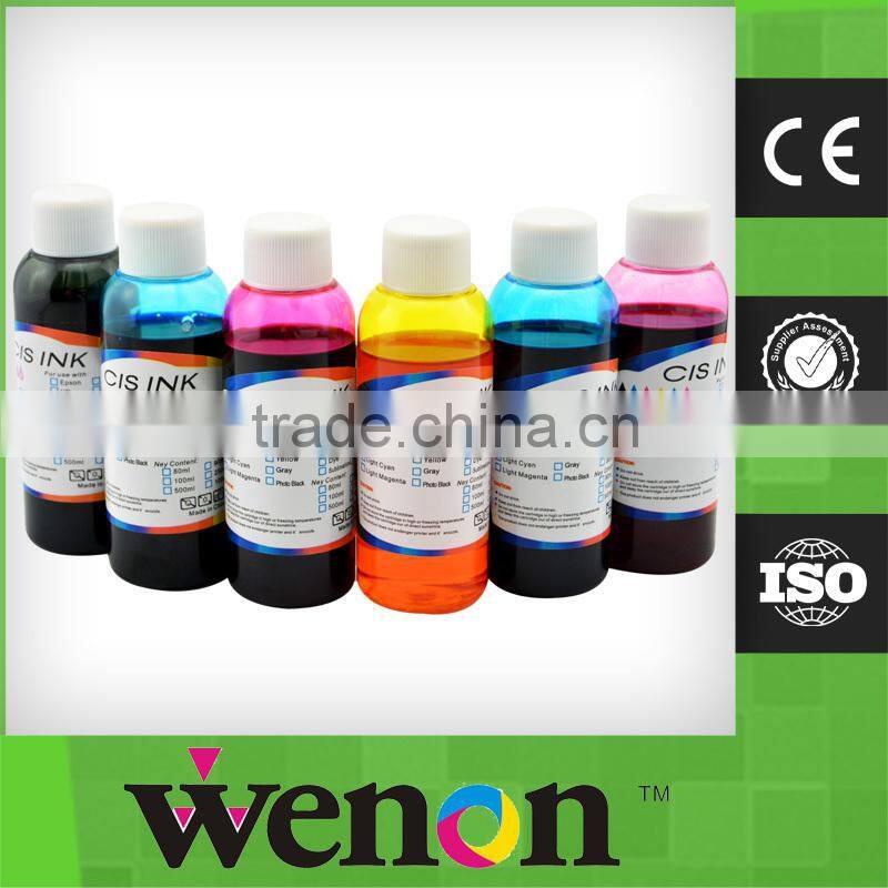 6 color printer dye ink for Epson dye based ink