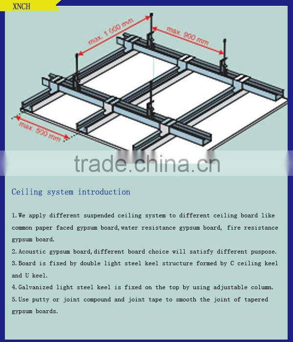Suspended ceiling component light steel keel