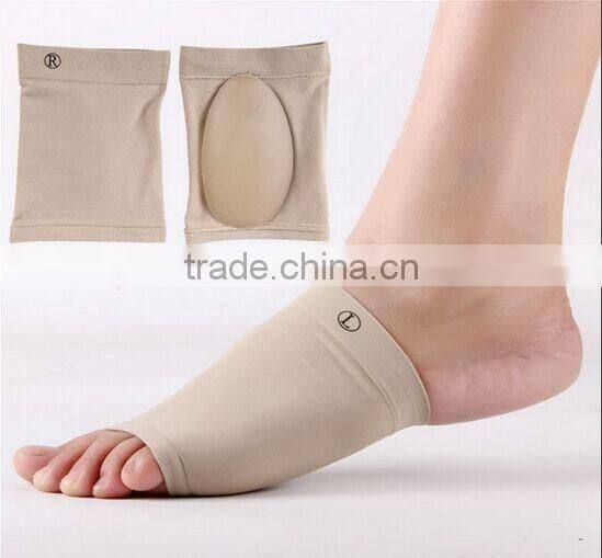 Silicone Gel Foot Arch Support Cushion Flat Foot Care Pain Relief Pads