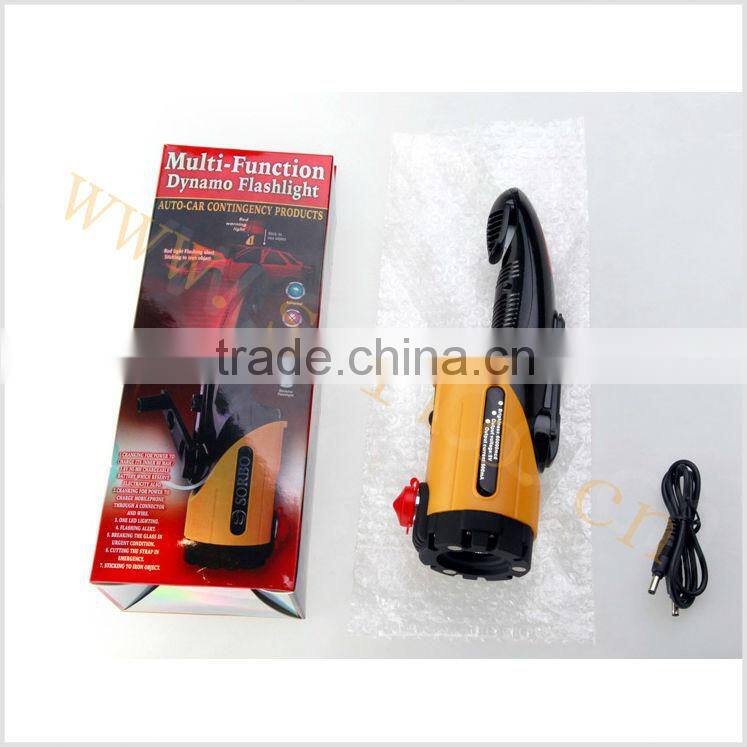SORBO Multifunction Emergency Light Bus Safety Escape Hammer with Cell Phone Charger