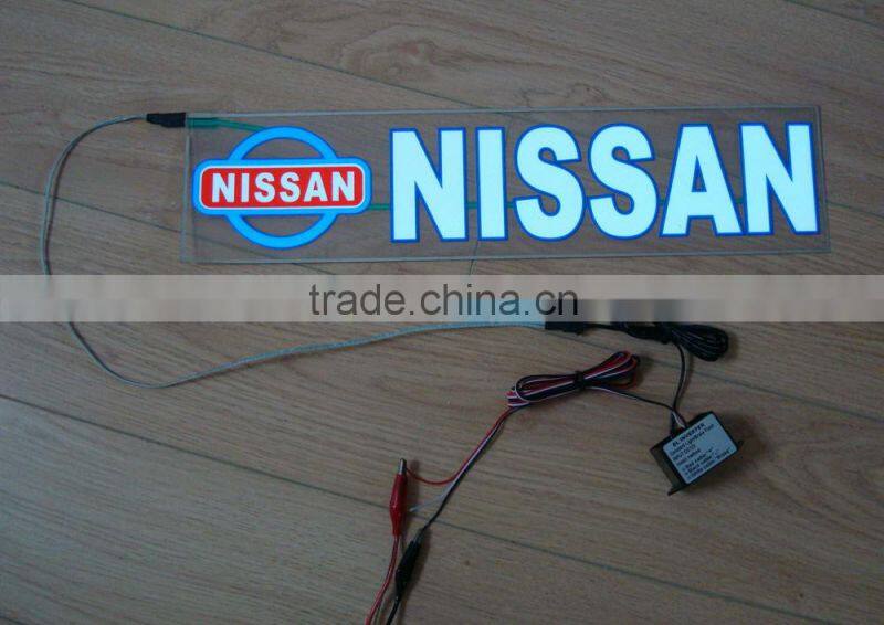 400mmX100mm EL flash car sticker,EL flashing sticker,equalizer el car sticker