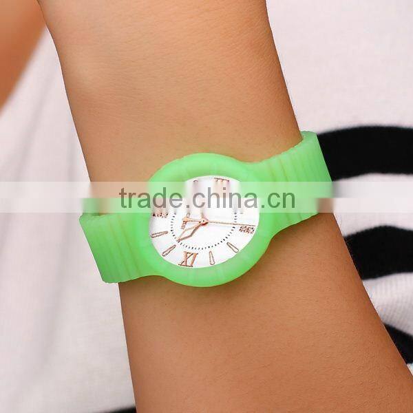 custom silicone ion watch band,cute sport watch