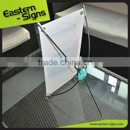 22x40cm Desktop Mini X Banner Stand