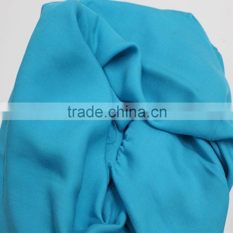 plain dyed woven viscose satin rayon twill fabric