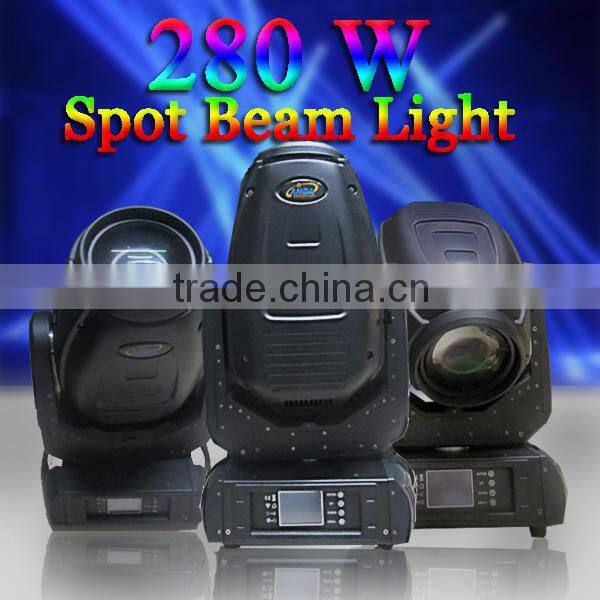 2016 Newest 280w 10r beam spot wash moving head light /dj night club stage lighting