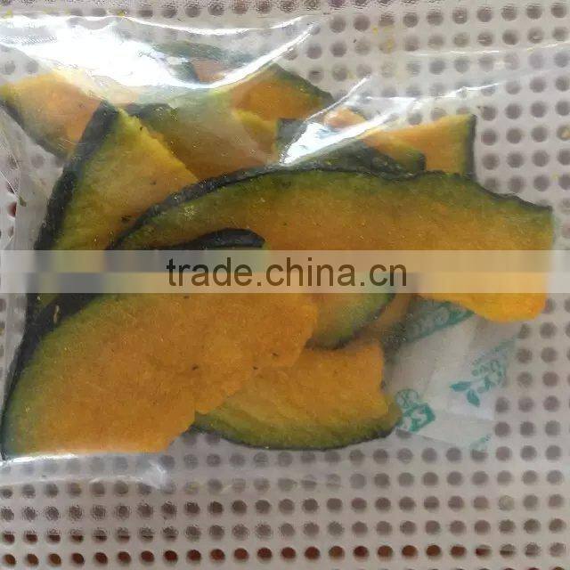 Hot sale 100% natural VF dried pumpkin crips with good quality