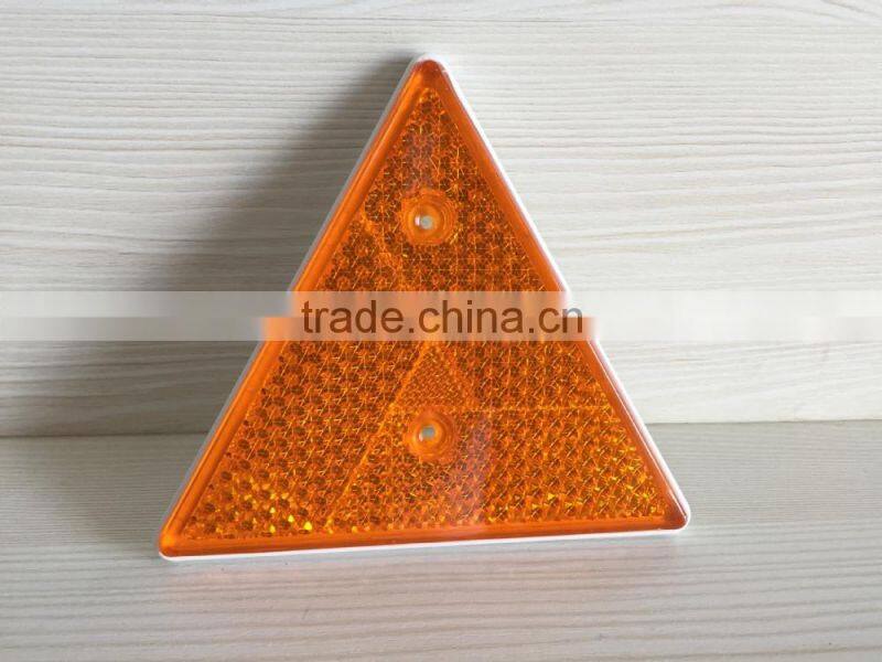 Top sale truck triangle colorful plastic warning reflectors