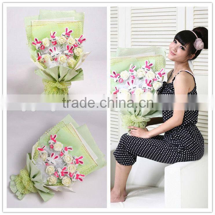 Unique Plush Bunny Bouquet Bridesmaid Gifts