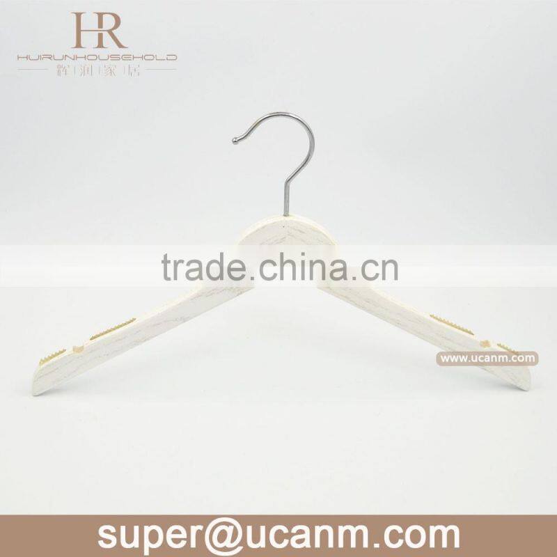 HRW-661IW luxury ashtree wood coat hanger