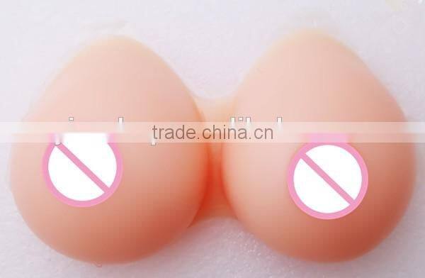 new style water drop shape nude pink brown cosplay shemale prosthesis silicone breasts for cross dresser drag queen to easy wear