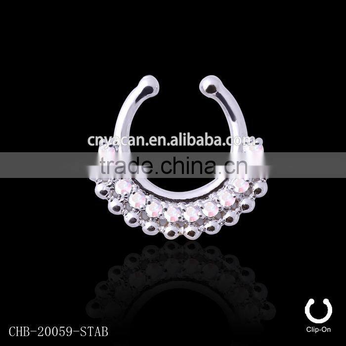 Yiwu Factory Wholesale Brass Types Nose Piercing Jewelry