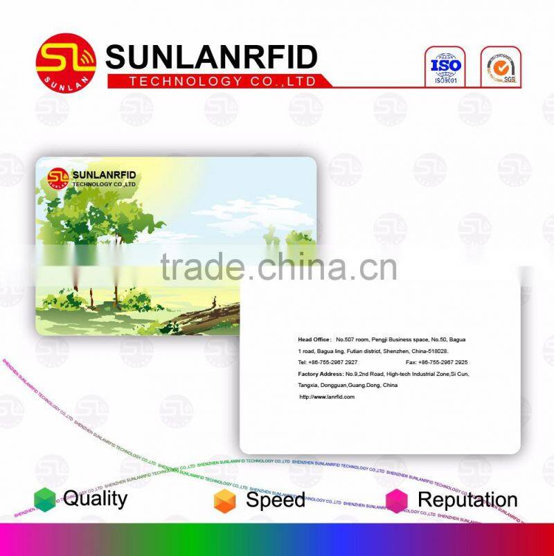 Application Business RFID Card Material PVC Standard Thickness Solid Surface Material