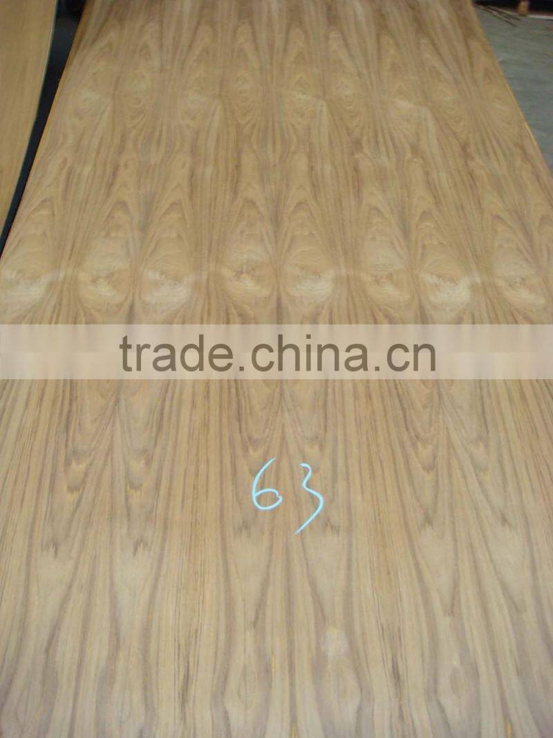 3.2mm 3.6MM Natural Teak Veneered Plywood