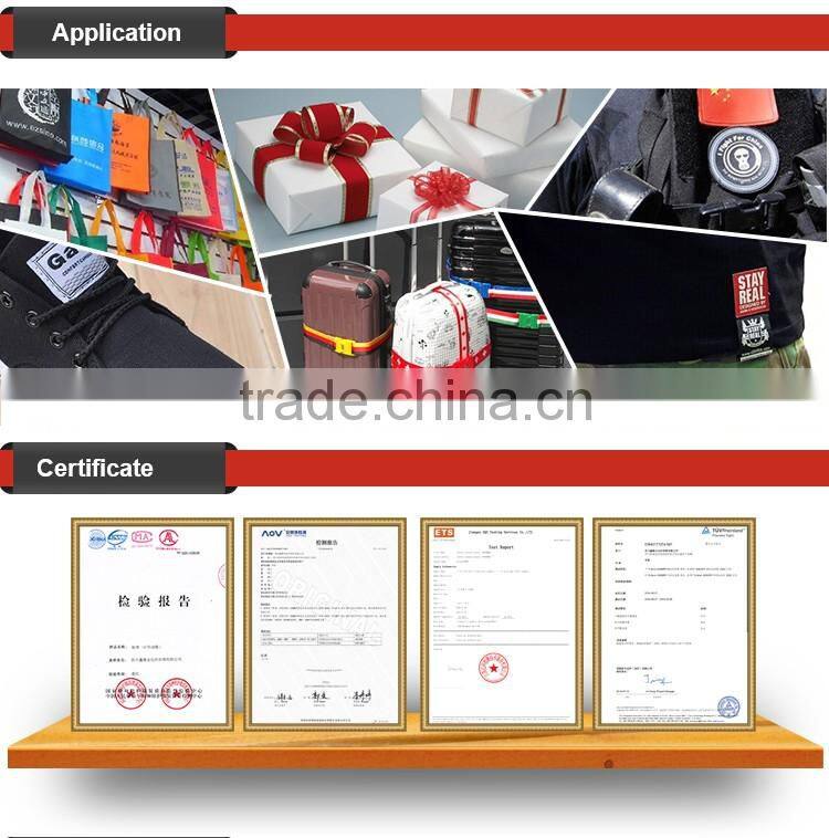 Wholesale jacquard ribbon polyester tape PP strap webbing