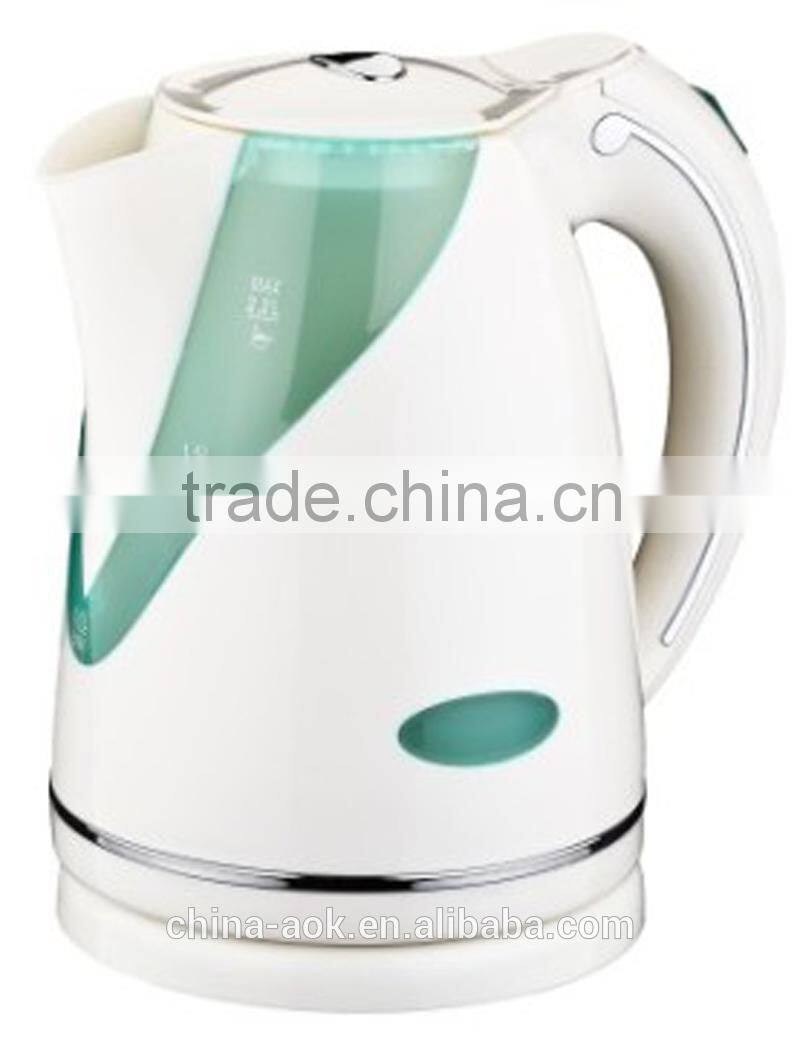 Heating-resistant plastic housing electric kettle