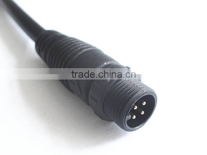4 pin outdoor male female plastic waterproof connector
