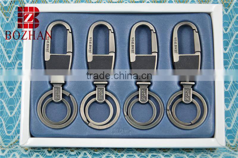 Antique pewter promotional gift metal keyring