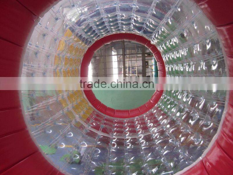 2015 PVC or TPU Inflatable Water Game,Hippo Water Roller Wheel For Sale