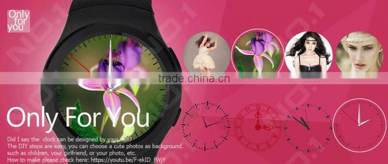NO.1 G3 Bluetooth Smart Watch Phone Full Round Circle Wrist Smartwatch MTK2502 SIM TF Card Fitness Tracker for IOS android phone