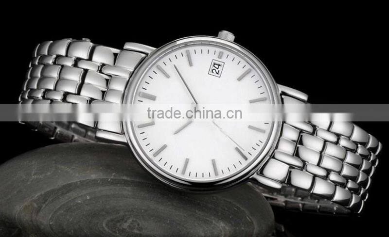 stainless steel 3 atm water resistant watch