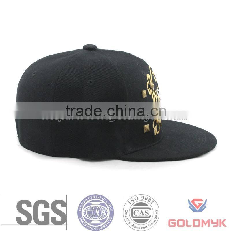 Custom Fitted Cap with Flat Bill