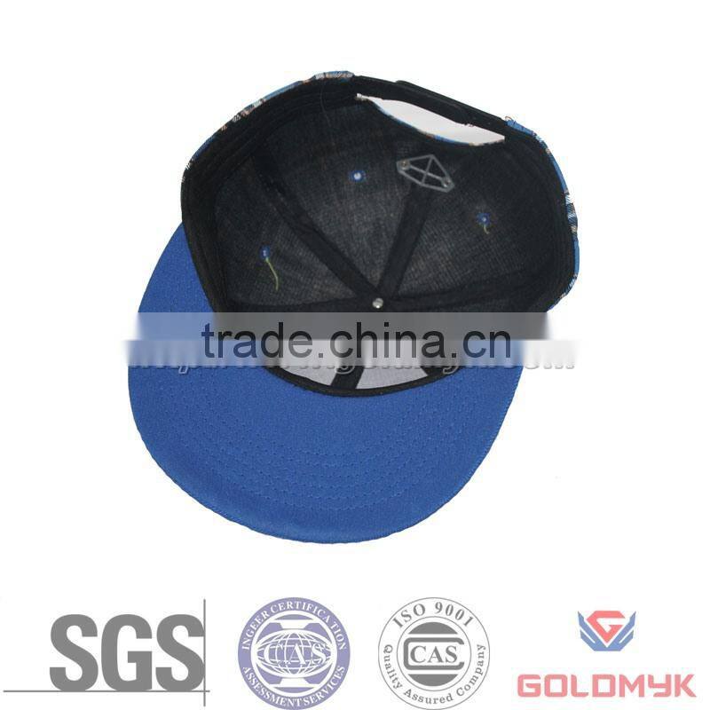 Fashion snapback cap ,cotton snapback cap , SGS ISO 9001 snapback cap