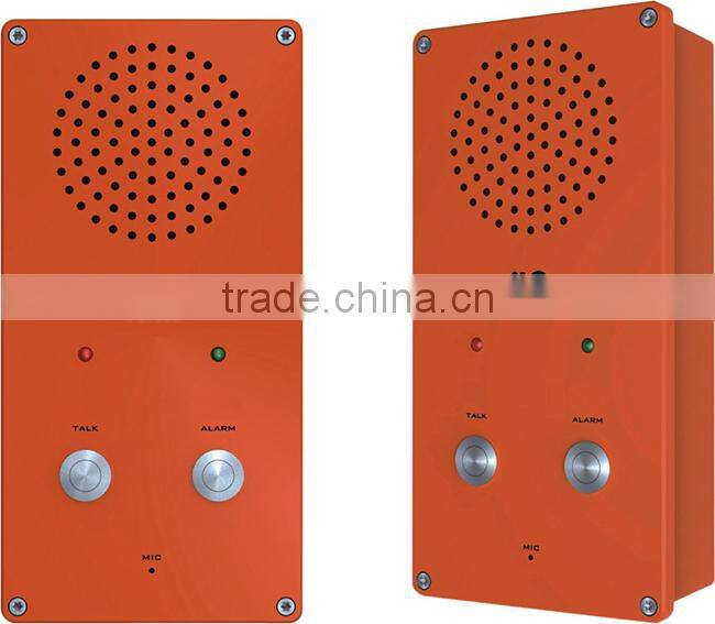 T-6703E Weatherproof Emergency Call ip based audio intercom system