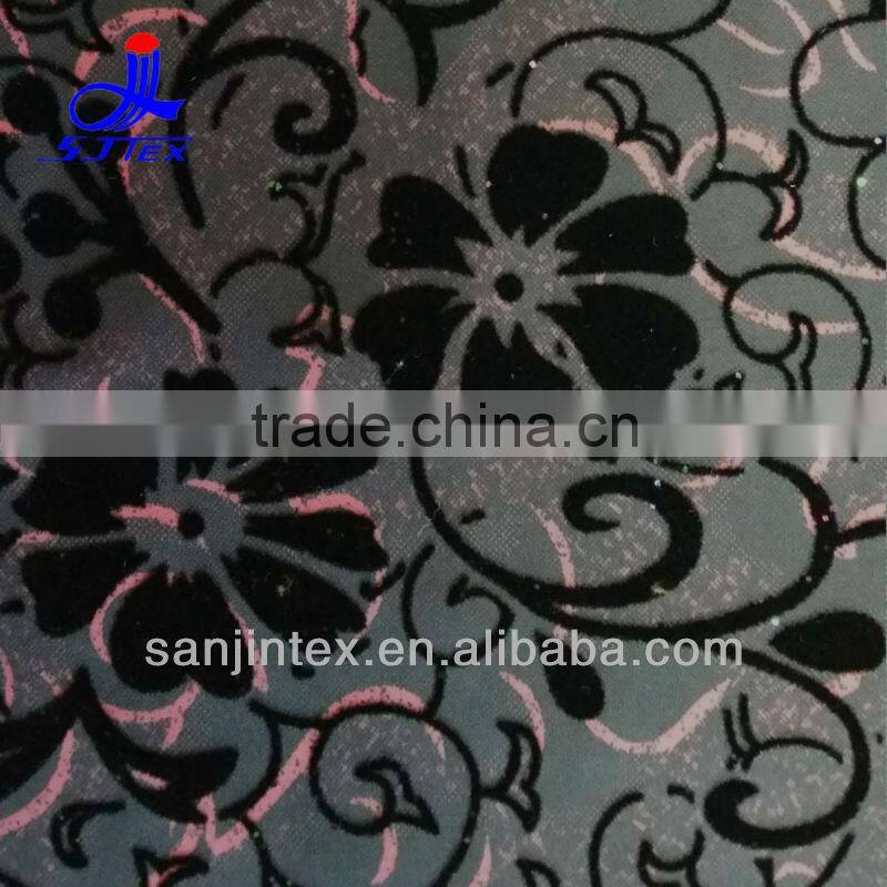 flocking fabric use for women's winter suit or dress