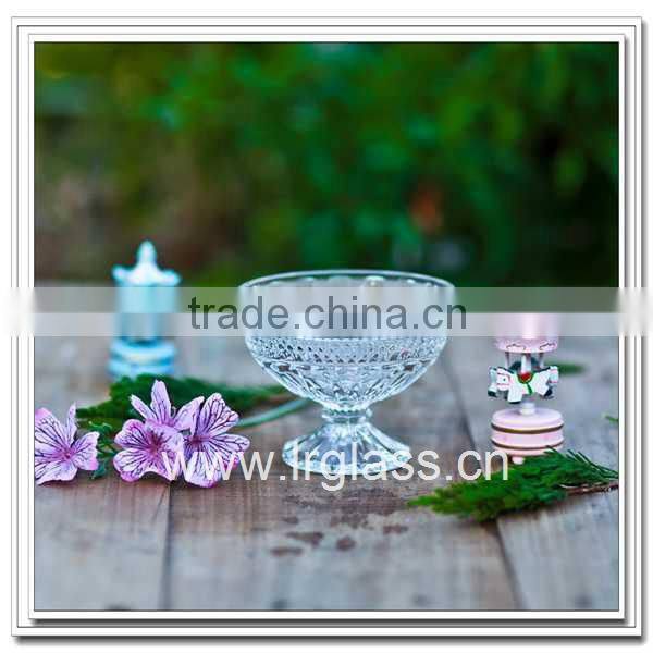 High Quality Clear Ice Cream Tea Glass Cup
