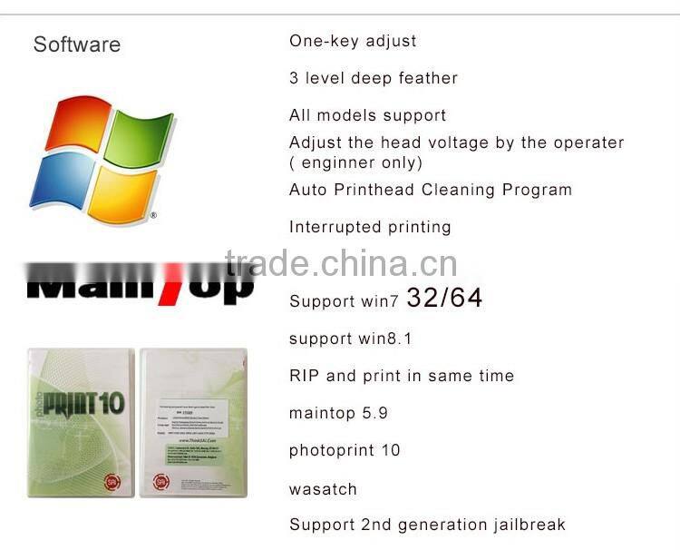 3.2m one dx7 head 4 color polyester uv ink print printer