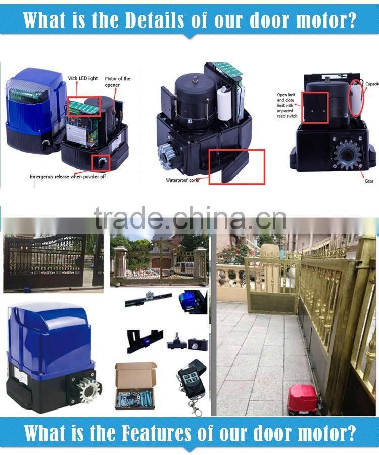 Better choice hot sale 230v gear electric roller sliding shutter motor with overheat&overload protection