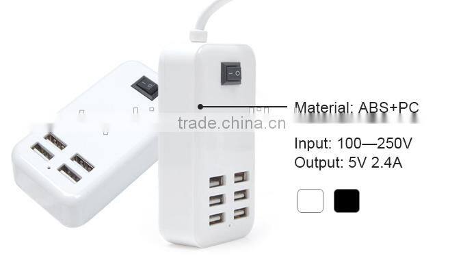 Wholesale China 4 USB Wall Charger 4-Port USB HUB Tranvel Charger