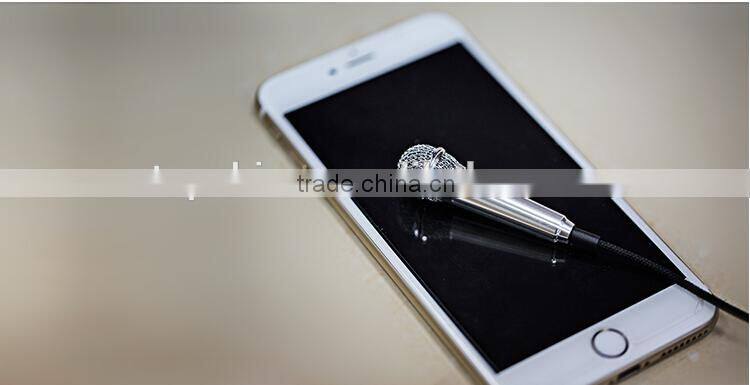 Microphone manufacturers hot selling mobile phone karaoke sing microphone mini mobile phone microphone