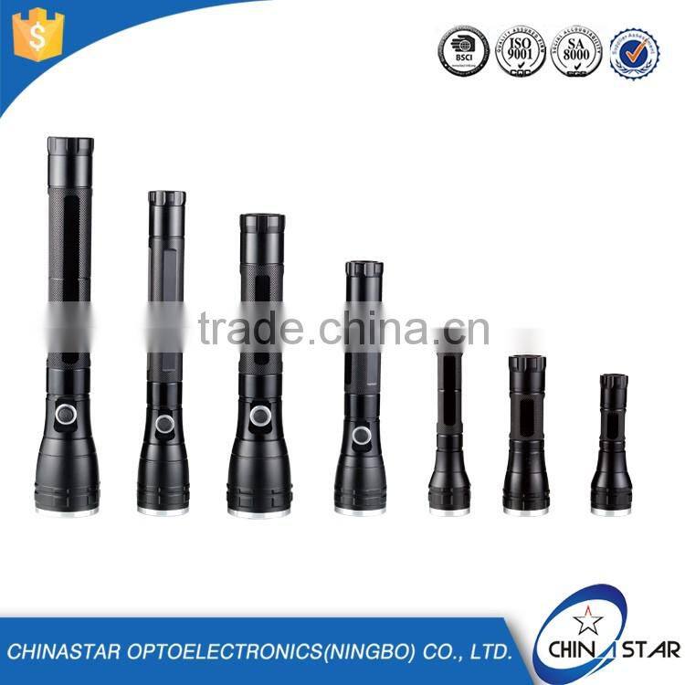 1300LM XM-L T6 Most Powerful Aluminum Zoom Tactical Flashlight