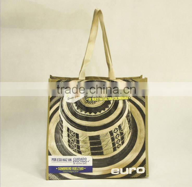 Promotional pp handle durable nice pp shopping bag